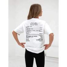 Nueva camiseta de manga corta 100% algodón, estilo europeo y americano, moderna y divertida para el verano, top casual y elegante para ir al trabajo. - Negro - Ver 1