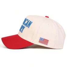 1pc Women's AMERICAN HONEY Trucker Hat, Personalized Letter & National Flag Embroidery Baseball Cap, Street Fashion Five-Panel Hat, Outdoor Sun Protection Casual Hat For Spring/Autumn Travel, Beach Vacation,Summer - Nhiều màu 2 - Xem 6