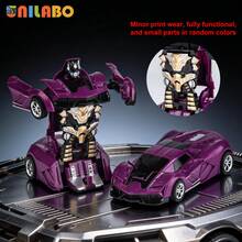 unilabo Amazing Transforming Sports Car Toy: Inertia-Driven Gliding Racing Car, 2-In-1 Robot Vehicle Auto-Transforming - Perfect Creative Gift Choice For Boys! - Multicolor - View 12
