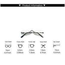 1 Pair Of Blue Transparent Lens Rimless Glasses, Unisex - Reduces Glare From Computer, TV, Phone, And Gaming Screens, Decorative Glasses, Y2K Style, Great Value, Fashionable Glasses, Y2K Design, Suitable For Game Rooms And Offices.Glasses - 銀色 - 查看 4
