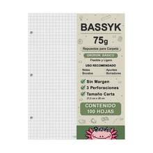 Rayale 100 Hojas Bassyk 75g Sin Margen Carta - Cuadro Grande - Ver 6