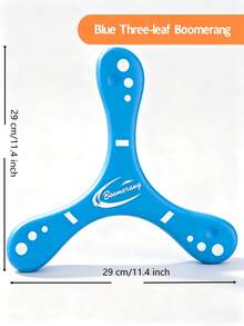 1pc Large 3-Leaf Boomerang - Professional Outdoor High-Grade Soft Returning - Triangle Design To Train Hand-Eye Coordination - Portable Outdoor Sports - EVA Material Soft - Summer Beach For & Youth - Multicolor - View 10