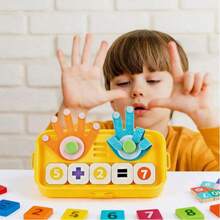 Children's Finger Math Learning Toy, Addition And Subtraction Learning Machine, Fun Finger Counting Math Game Box, Number Addition And Subtraction Learning, Early Math Educational Toy For 3+ Years Old Kids, Educational Gift - Multicolor - View 3