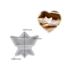 1pc DIY Clay Mold, 2 Sizes Heart & Sailboat Shaped Mold, Suitable For Making Resin, Gypsum, Candle, Aromatherapy, Home Decor, Silicone Mold - Two-string Heart-shaped Sailboat Mold - View 2