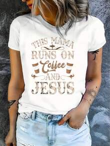 Women's Limited Edition Casual Short-Sleeve T-Shirt, Made Of Lightweight, Breathable Cotton, 1-Pack. 100% Durable Cotton - Comfortable Crew Neck, Soft And Attractive T-Shirt. Lightweight Cotton. - 白色 - 查看 3