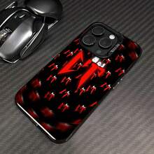 red black logo theme wallpaperfunda de teléfono Fundas compatibles con ,Apple,VIVO,OPPO,,, y Honor.Fabricadas en silicona TPU,ofrecen protección contra golpes y caídas.regalos para mamá - Negro - Ver 3