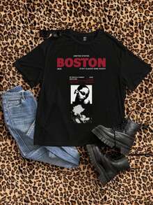 Women T-Shirts - Black - View 2