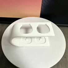 1個 3D列印電動牙刷桌面收納架，浴室梳妝台收納器，排水孔設計可保護充電口免受殘留物影響，適用於浴室和宿舍 - 彩色 - 查看 6