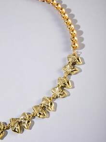 1pc Street Chic CCB Gold Butterfly Waist Chain, Suitable As Gift For Ladies Beach Vacation - 28242-g - View 5