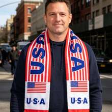 Fan Scarf - USA - View 2