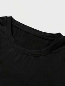 Dam-T-shirts - Svart - Visa 4