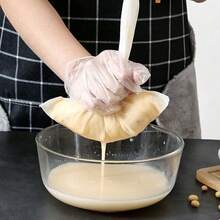 Reusable Fine Mesh Nylon Filter Bags, Suitable For Making Juice, Cheese, Cold Brew Coffee, Etc. Ultra-Fine Nylon Filter Cloth Multi-Purpose Food Strainer Bags, Nylon Material, No Static, Essential For Kitchen, Ideal Christmas Kitchen Gift For Home Chefs, Can Save Kitchen Storage Space - White - View 2