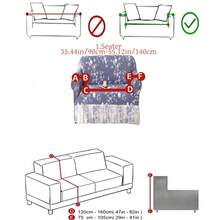 1pc Slip-Resistant Elastic Decorative Sofa Cover, Milk Silk Fabric Floral Print Skirt Design, Fit For Single/Double/Three/Four Seater Sofa, Pet-Friendly, Colorful, Suitable For Spring/Summer/Autumn/Winter - Multicolor - View 14