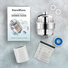 20 Stage Shower Filter, Hard Water Shower Filters For Chlorine Heavy Metal And Other Sediments Removal, Dramatically Improves The Condition Of Your Skin And Hair - G1/2 英寸 - 查看 7