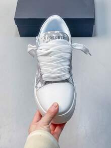 2026 New Original Numeris Low-Top Fashion Versatile Sneakers, Retro Casual Sports Shoes, Luxury Brand, Formal, Height-Increasing Shoes, Plus Size, Unisex Couple Gift Shoes, Box Included - white ash - View 5