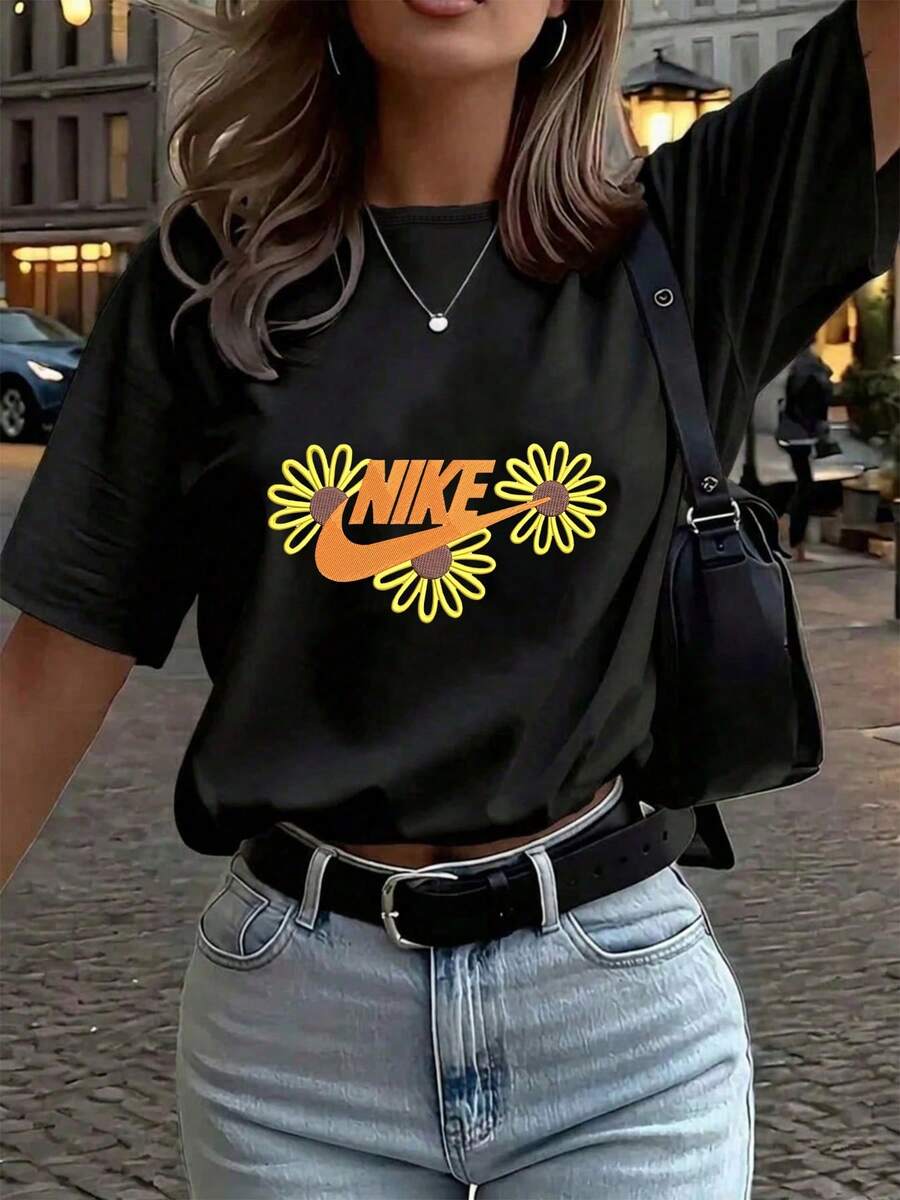 Women T-Shirts - Black - View 1