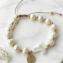 1 chiếc vòng tay thủ công hình thánh giá và Đức Mẹ Maria, dành cho cả nam và nữ. - Vòng tay quyến rũ - Xem 3