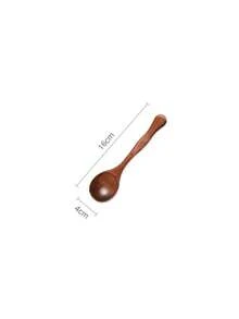 2 chiếc thìa súp bằng tre, thìa ăn cán dài bằng gỗ, muỗng múc canh nhỏ bằng gỗ. - Xem 6