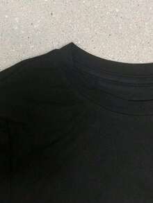 I'm Gayer Than I Look LGBTQ+ Pride Crop Top - Short Sleeve Fitted T-Shirt, Comfortable Casual/Daily/Party Wear, Soft - 黑色 - 查看 3