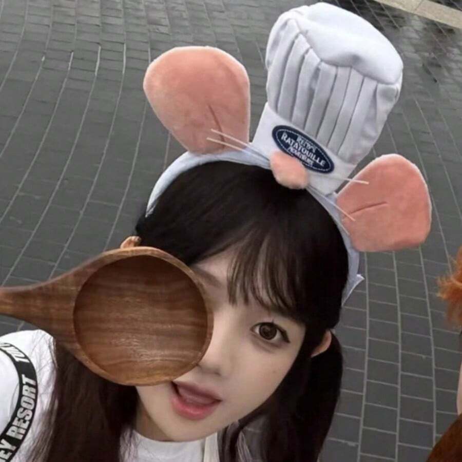Funny Spiky Hair Plush Headband, Cute Cartoon Doll Hairband For Crazy Hair Day, Halloween & Cosplay - 狐狸耳朵 1pc - 查看 1