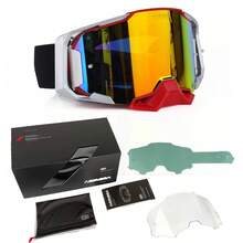 Motorcycle Goggles Set Off Road Riding Dustproof Windproof Sports Glasses For Men MX ATV Cycling Ski Snowboard Protective New - 2 - Xem 9