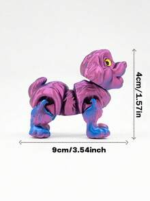1pc Model Toy & New Year Gift (Random Eye Color, Random Rainbow Color), Suitable For Christmas, Halloween, Mother's Day, Children's Day, Birthday Gifts And Party Favors - 狗 - 查看 7