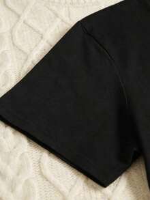 Women T-Shirts - Black - View 3