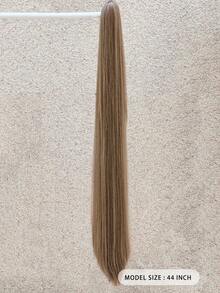 Kẹp tóc đuôi ngựa dài thẳng bằng tóc giả dành cho nữ, dài 44 inch - Màu nâu caramel mật ong. - Nhiều màu - Xem 3
