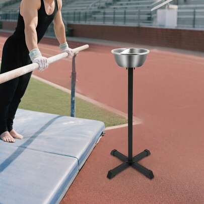 Futchoy Portable Gym Chalk Stand, Gym Chalk Holder, Freestanding Chalk Holder With Bowl