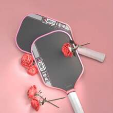 1pc JOOLA Pro IV Pickleball Paddle - Carbon Fiber Surface, 16mm Polypropylene Honeycomb Core - Textured Grip Provides Power And Spin - Suitable For Matches And Daily Practice, Suitable For All Players Pickleball Paddle - Multicolor - View 8