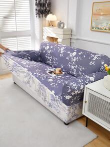 1pc Slip-Resistant Elastic Decorative Sofa Cover, Milk Silk Fabric Floral Print Skirt Design, Fit For Single/Double/Three/Four Seater Sofa, Pet-Friendly, Colorful, Suitable For Spring/Summer/Autumn/Winter - Multicolor - View 11