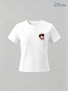 Boys' Disney Mickey Mouse "Vacation 2026" Breakthrough Graphic T-Shirt, Kids 2026 Vacation Trip Tee, Soft Breathable Casual Top For Boys, Ideal For Everyday Wear, Playground, School, Disney Vacations, Theme Parks & Outdoor Activities - White - View 3