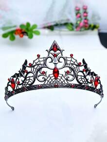 Bộ 1 vương miện hình dơi và mạng nhện phong cách Gothic – Màu đen, pha lê xanh, hoàn hảo cho Halloween, đám cưới và các bữa tiệc hóa trang, có thể dùng làm vương miện của Nữ hoàng bóng tối. - Nhiều màu - Xem 8