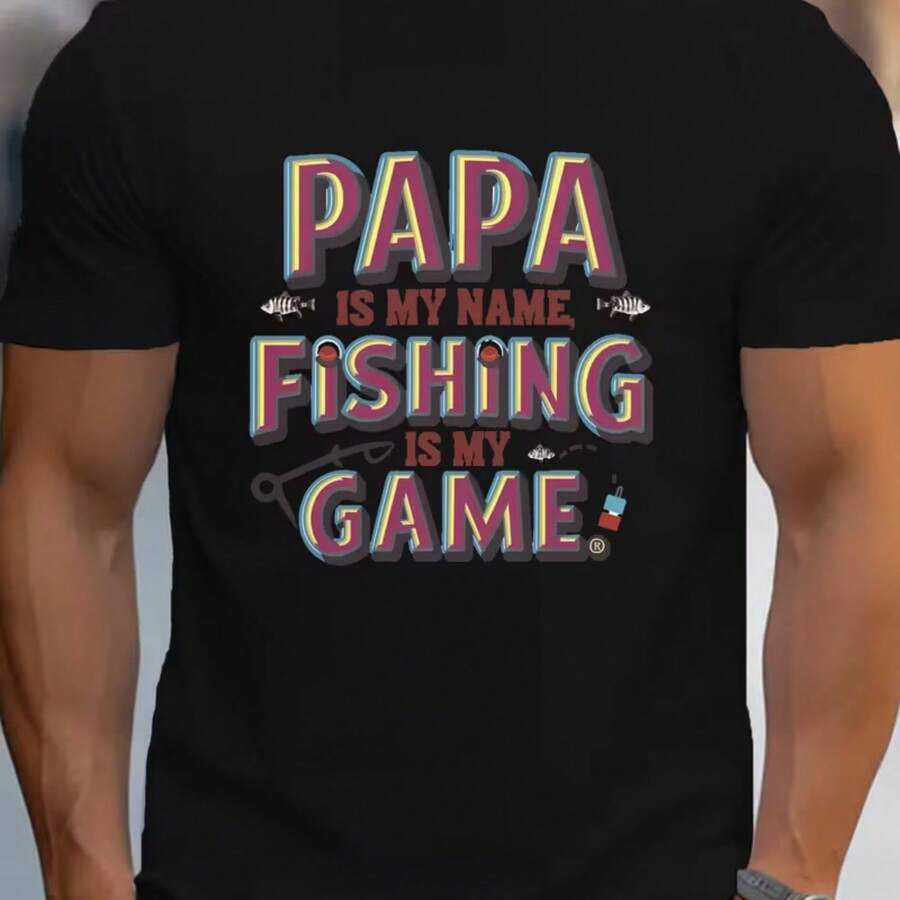 Camiseta impresa para hombres y mujeres - Negro - Ver 1