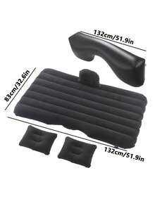 1pc Portable Inflatable Mattress, Inflatable Bed, Multifunctional Car SUV Mattress, Outdoor Camping Beach Use (No Air Pump) - Multicolor - View 6