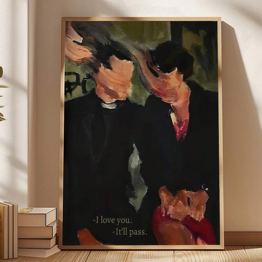 1Piece Vintage Abstract Wall Art Print, Fleabag TV Series Poster, Gift Poster For Living Room And Bedroom Decor Unframed