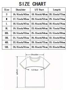 Fashion Print Casual T-Shirt , Singing T-Shirt ,Pop Music Shirt, Vintage Style Fan Tee ,Bieber Merch T-Shirt,  Tour,Available In Sizes For Both Children And Adults During,Plus Size  S-5XL - 黑色 - 查看 5