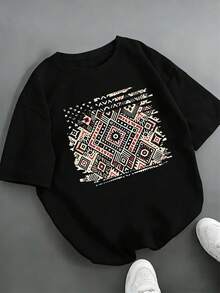 Women T-Shirts - Black - View 8