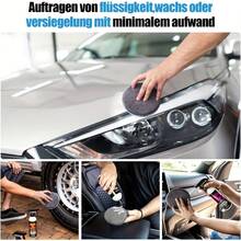 11pcs Car Cleaning Kit, Includes Tire Brush, Microfiber Cleaning Gloves, Scraper Pad And Detail Sponges For Interior & Exterior Care, An Excellent Choice For Car Cleaning - A - View 8