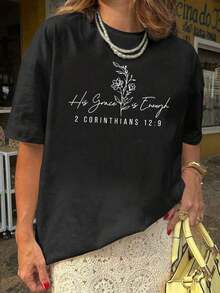 Women T-Shirts - Black - View 6