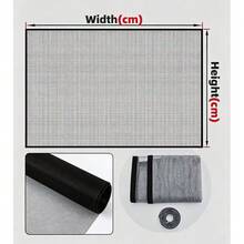 Malla mosquitera autoadhesiva para ventana, puerta y ventana a prueba de insectos de verano, malla mosquitera [Negro]. Malla fina transpirable, adecuada para ventanas a prueba de mosquitos, fácil de instalar. - Ventanas mosquiteras - Ver 8