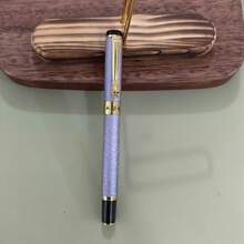 Pluma estilográfica de acero con cabeza de dragón personalizada, pluma de escritura caligráfica 3 en 1, regalo de negocios para familiares, amigos y maestros - Multicolor - Ver 12