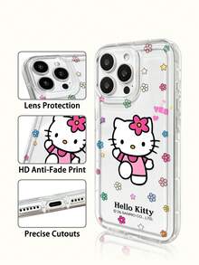 Ốp điện thoại Sanrio trong suốt, quà tặng ngày lễ, chống trượt, chống rơi, chống bám vân tay, dành cho iPhone 17, 17Air, 17pro, 17promax, 11, 12, 13, 14, 15, 16pro, 16promax, 14Plus, 15Plus, 16Plus, 16pro, 16promax, XR - Trong sáng - Xem 3