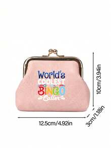 Vintage Colorful Coin Purse For Women, Retro PU Leather Small Wallet With Metal Clasp, Suitable For Hoodie Pocket Or Mini Crossbody Bag, Great For Student Back To School Gift, Teacher's Day Gift, Mother's Day Gift, Wedding Bridesmaid Gift, Party Essential, Cute Christmas Stuffer, Bingo Night Accessory, Graduation Gift For Her - Multicolor - View 12