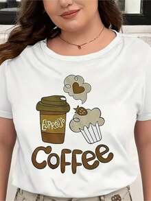 Women's T-Shirt With Summer Cocktail Club Social Print, Casual Summer Fashion, Slim Fit, Round Neck, Urban Vintage Style, Unisex, Cotton, Short Sleeve, Round Neck - 白色 1 - 查看 6