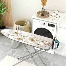 1pc 2D Ironing Board Cover – Easy-To-Clean, Dust-Proof Cover (Ironing Board Not Included). Features An Elastic Edge For Easy Installation, Fits Various Sizes, And Provides Excellent Protection For Your Ironing Board. - A - View 6