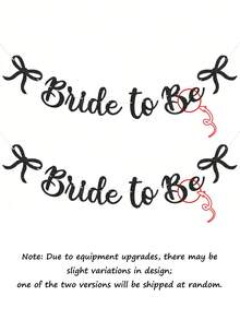 Decoraciones de fiesta de despedida de soltera con lazo de brillo dorado rosa, adecuadas para ducha nupcial, compromiso, celebración de boda, fiesta de compromiso - multicolor - Ver 3