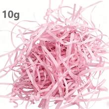 10g/20g/30g/50g/100g Multi-Color Raffia Shredded Paper Filler, Suitable For DIY Valentine's Day Candy Boxes, Birthday And Wedding Gift Boxes, Creative Packaging Decorations, School Supplies, Food Bags, Food Boxes For Candy, Chocolate, Cookies, Etc. - Multicolor - View 12