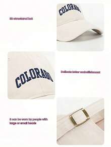 1 buah Topi Baseball Unisex, Pinggiran Melengkung Kecil untuk Wajah, Cocok untuk Semua Musim, Topi Pelindung Matahari untuk Aktivitas Luar Ruangan dan Pemakaian Sehari-hari, Hadiah Liburan, Aksesori Modis dan Serbaguna - A - View 5