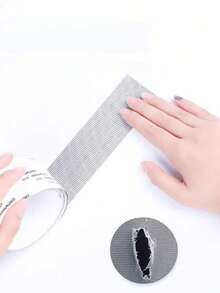 1pc Self-Adhesive Window Screen Repair Patch, Magic Mesh Hole Repair Tape, Waterproof Mosquito-Proof Window Screen Sticker, For Window And Door Screen Hole Repair - View 2
